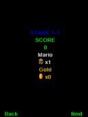 240x320 Super Mario Mushrooms ekran görüntüleri