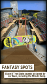True Skate ekran görüntüleri