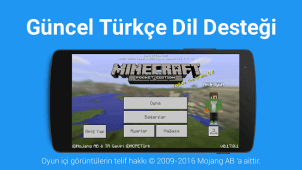 Türkçe Dil: Minecraft PE ekran görüntüleri