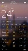 Yahoo Hava Durumu ekran görüntüleri