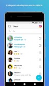Direct from instagram ekran görüntüleri