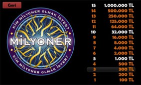 Kim Milyoner Olmak İster v1.1 Türkçe ekran görüntüleri