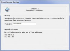 Kinoni Remote Desktop v.1.02 Signed ekran görüntüleri