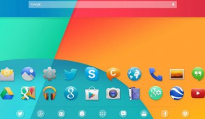 KitKat 4.4 Launcher Teması v1.93 ekran görüntüleri