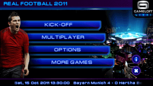 Real Football 2011 HD v1.1.0 ekran görüntüleri