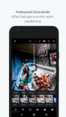 Adobe Photoshop Express ekran görüntüleri