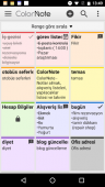 ColorNote Notlar ekran görüntüleri