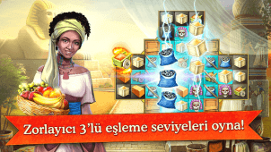 Cradle of Empires Match-3 Game ekran görüntüleri