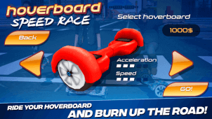 Hoverboard Speed Race ekran görüntüleri