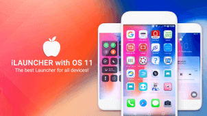 iLauncher OS 11 - Phone X ekran görüntüleri