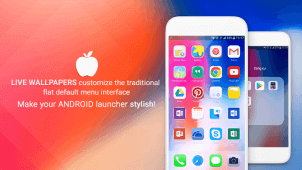 iLauncher OS 11 - Phone X ekran görüntüleri