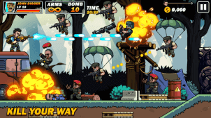 Metal Mercenary 2D Platform Action Shooter ekran görüntüleri