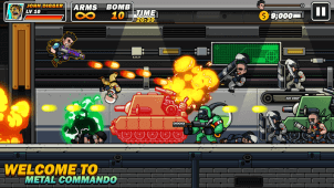 Metal Mercenary 2D Platform Action Shooter ekran görüntüleri