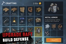 Raft Survival: Salta hayatta kalma ekran görüntüleri