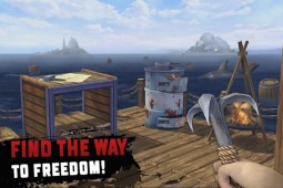 Raft Survival: Salta hayatta kalma ekran görüntüleri