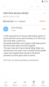 Samsung Email ekran görüntüleri