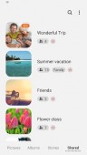 Samsung Gallery ekran görüntüleri