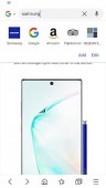 Samsung Internet Browser ekran görüntüleri