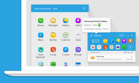 SideSync ekran görüntüleri