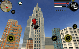 Stickman Rope Hero ekran görüntüleri