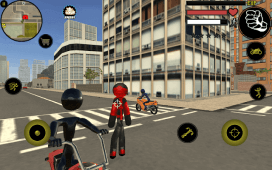 Stickman Rope Hero ekran görüntüleri