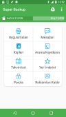 Süper Yedekleme: SMS & Kişiler ekran görüntüleri