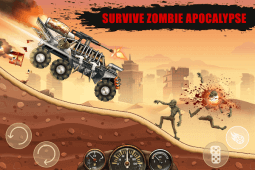Zombie Hill Racing - Earn To Climb ekran görüntüleri