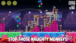 Angry Birds Rio ekran görüntüleri