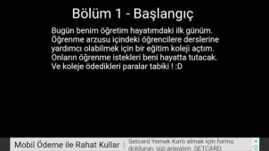 Eğitim Yolu ekran görüntüleri
