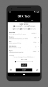 GFX Tool ekran görüntüleri