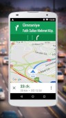 Google Maps Go için Navigasyon ekran görüntüleri