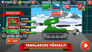 Hills of Steel ekran görüntüleri