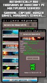 Minecraft PE için Sunucular ekran görüntüleri
