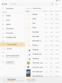Samsung My Files ekran görüntüleri