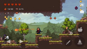 Apple Knight Action Platformer ekran görüntüleri