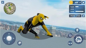 Flying Spider Rope Hero - Super Vice Town Crime ekran görüntüleri