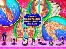 Indian Western Wedding Makeup Salon and Hand Art ekran görüntüleri