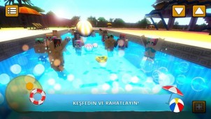 Water Park Craft GO: Su Kaydırağı Binası Macerası ekran görüntüleri