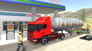Oil Tanker Truck Driving Games ekran görüntüleri