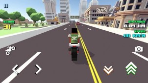 Blocky Moto Racing Bike Rider ekran görüntüleri