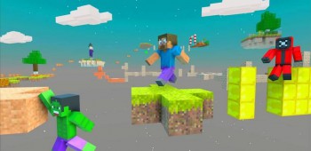 Craft Parkour: 3D Blocky Race ekran görüntüleri