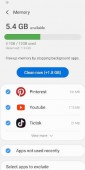 Device Care ekran görüntüleri
