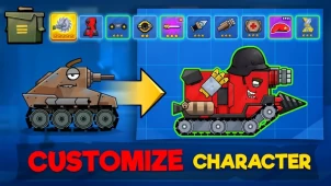 Tanks Arena io: Craft & Combat ekran görüntüleri