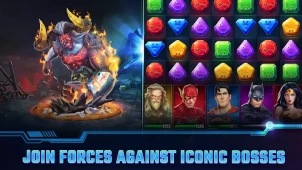DC Heroes & Villains: Match 3 ekran görüntüleri