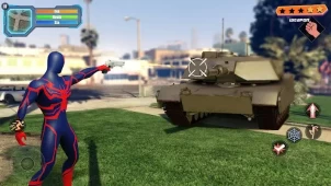 Gangster Crime: Rope Hero City ekran görüntüleri