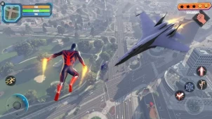 Gangster Crime: Rope Hero City ekran görüntüleri