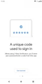 Google Authenticator ekran görüntüleri