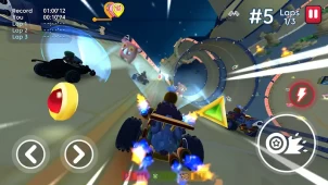 Starlit On Wheels: Super Kart ekran görüntüleri