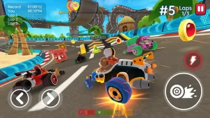 Starlit On Wheels: Super Kart ekran görüntüleri