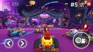 Starlit On Wheels: Super Kart ekran görüntüleri